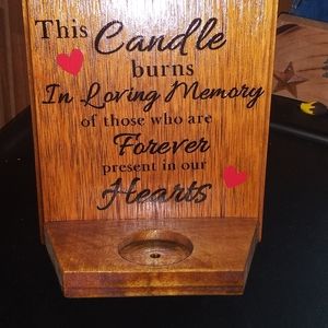 Handmade tealight holder